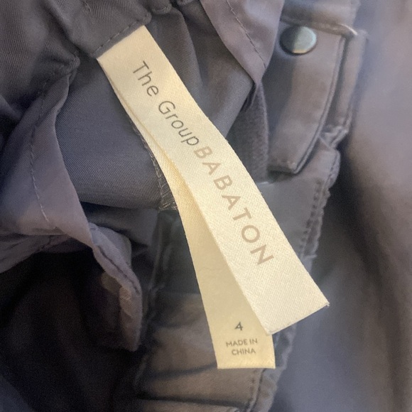 Aritzia Group by Babaton Emerson Pant Sz 4 Wind Pants Gray/Blue - Picture 5 of 6